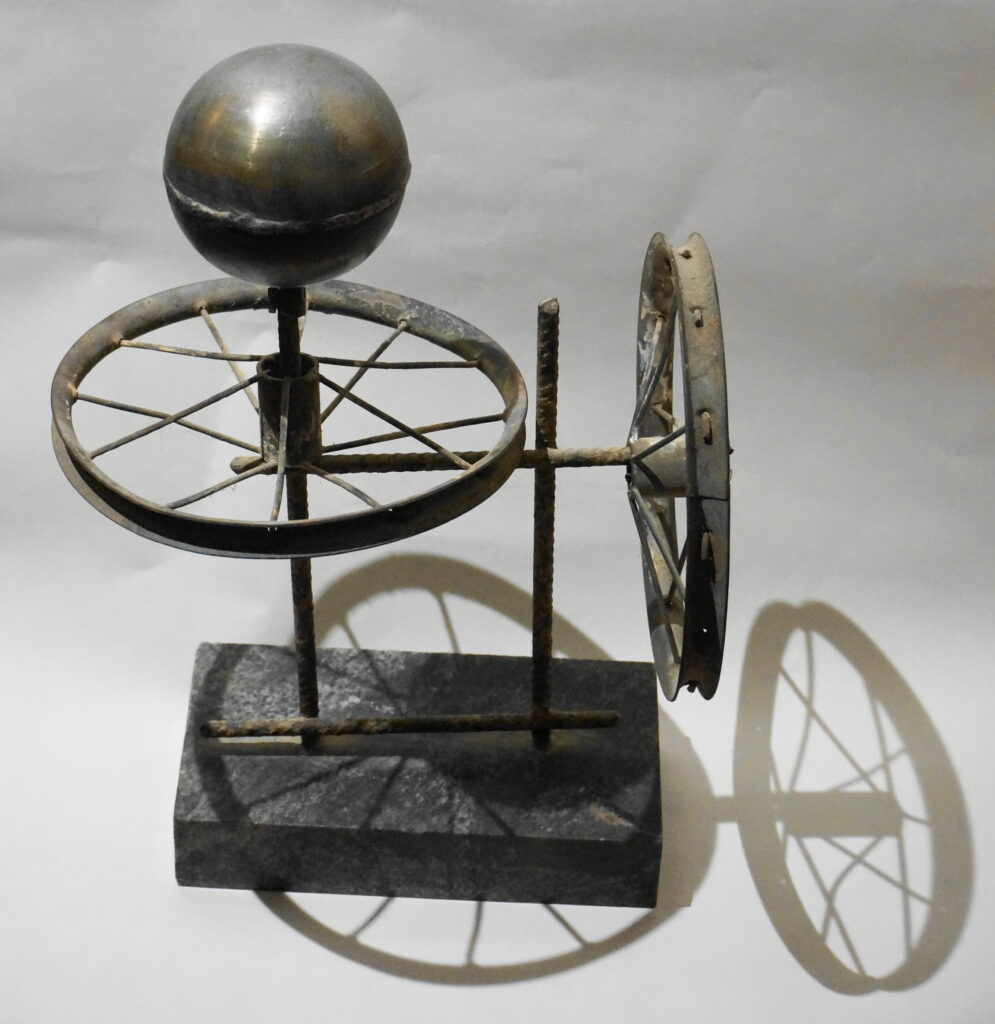 Assemblage „Raumkrümmung“, Erik v. Brandt