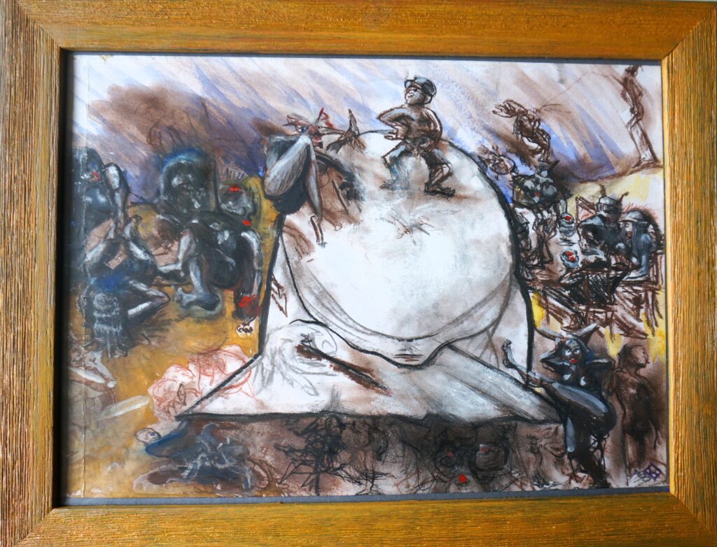 „Im Bauch des Bildes“, E. v. Brandt