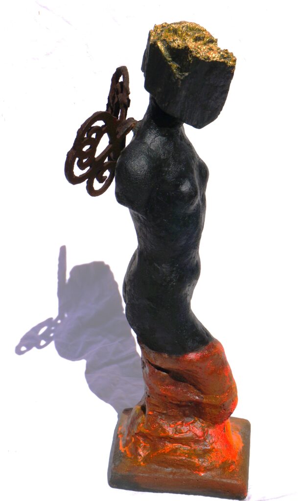 „fin du siècle – l‘ ange“ – Assemblge © Erik v. Brandt